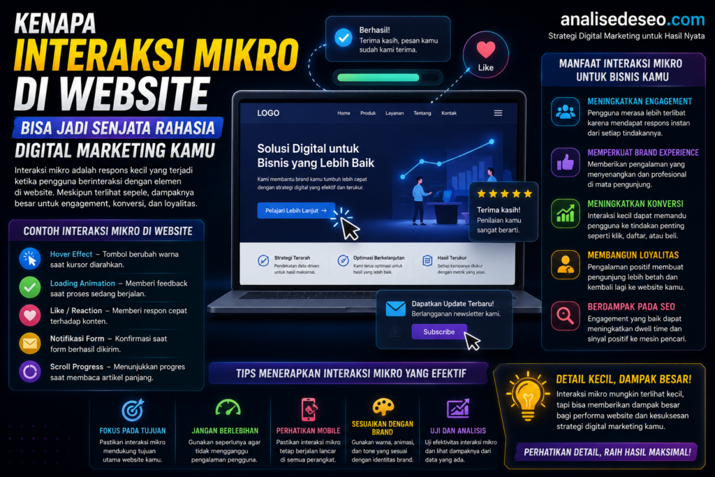 Kenapa Interaksi Mikro di Website Bisa Jadi Senjata Rahasia Digital Marketing Kamu