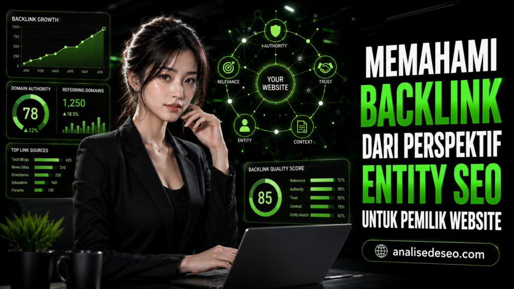 Memahami Backlink dari Perspektif Entity SEO untuk Pemilik Website
