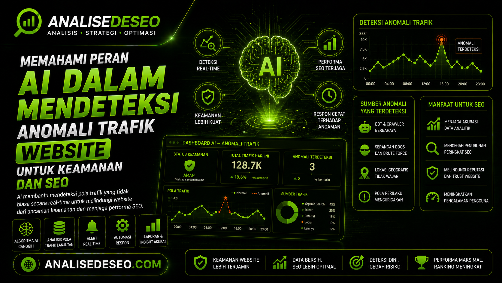 Memahami Peran AI dalam Mendeteksi Anomali Trafik Website untuk Keamanan dan SEO