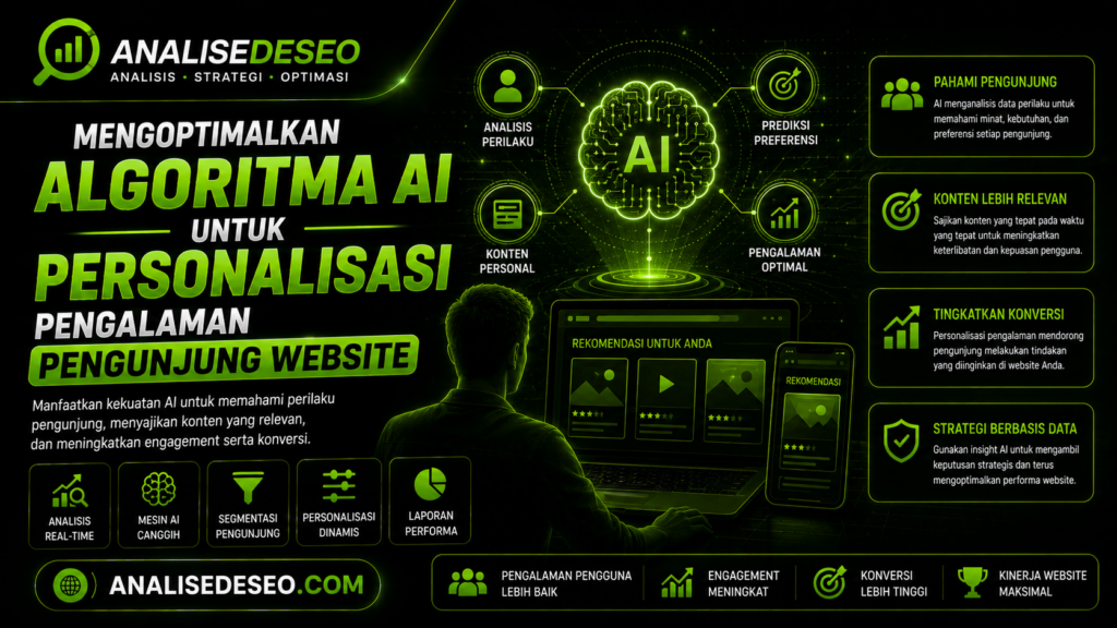 Mengoptimalkan Algoritma AI untuk Personalisasi Pengalaman Pengunjung Website