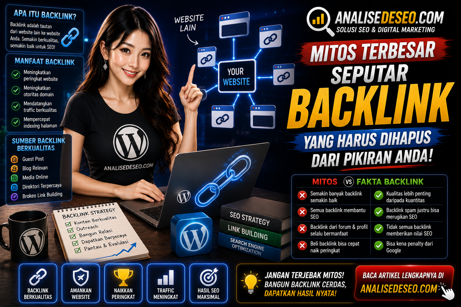 Mitos Terbesar Seputar Backlink yang Harus Dihapus dari Pikiran Anda